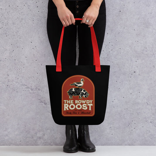 Rowdy Roost tote bag
